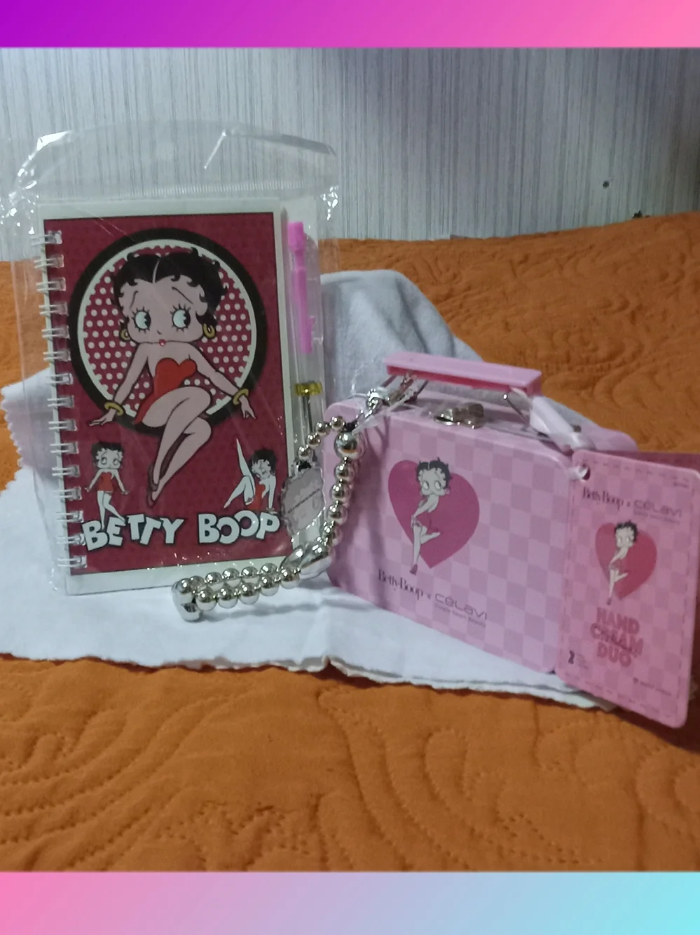 Betty Boop Pink Mini Hand Care Case Set